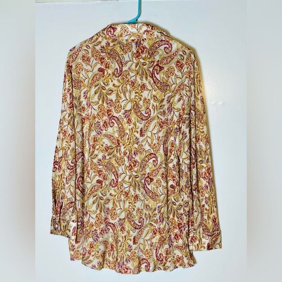 NWT Inner Circle Lightweight Patterned Blouse, size 2X - Picture 3 of 4